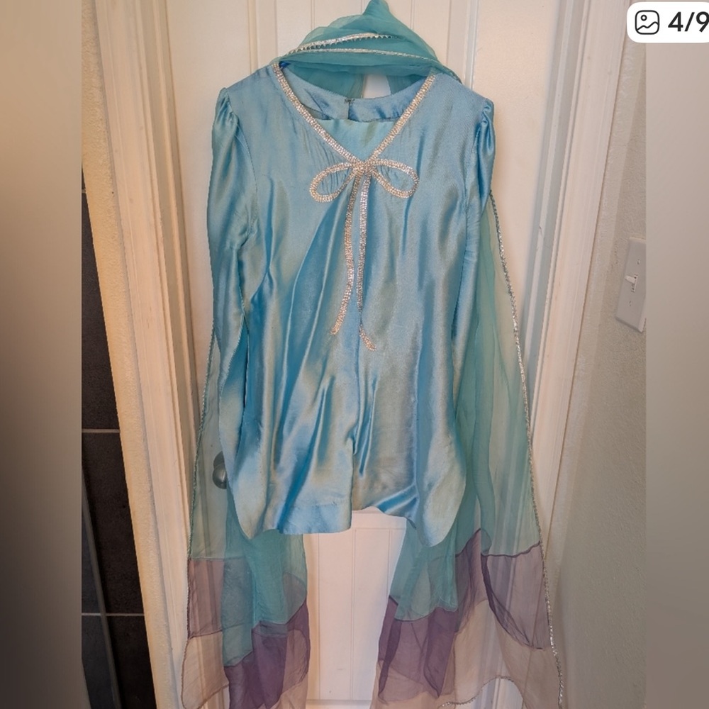 Light Blue Pakistani outfit
